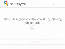 Tablet Screenshot of procesyva.com